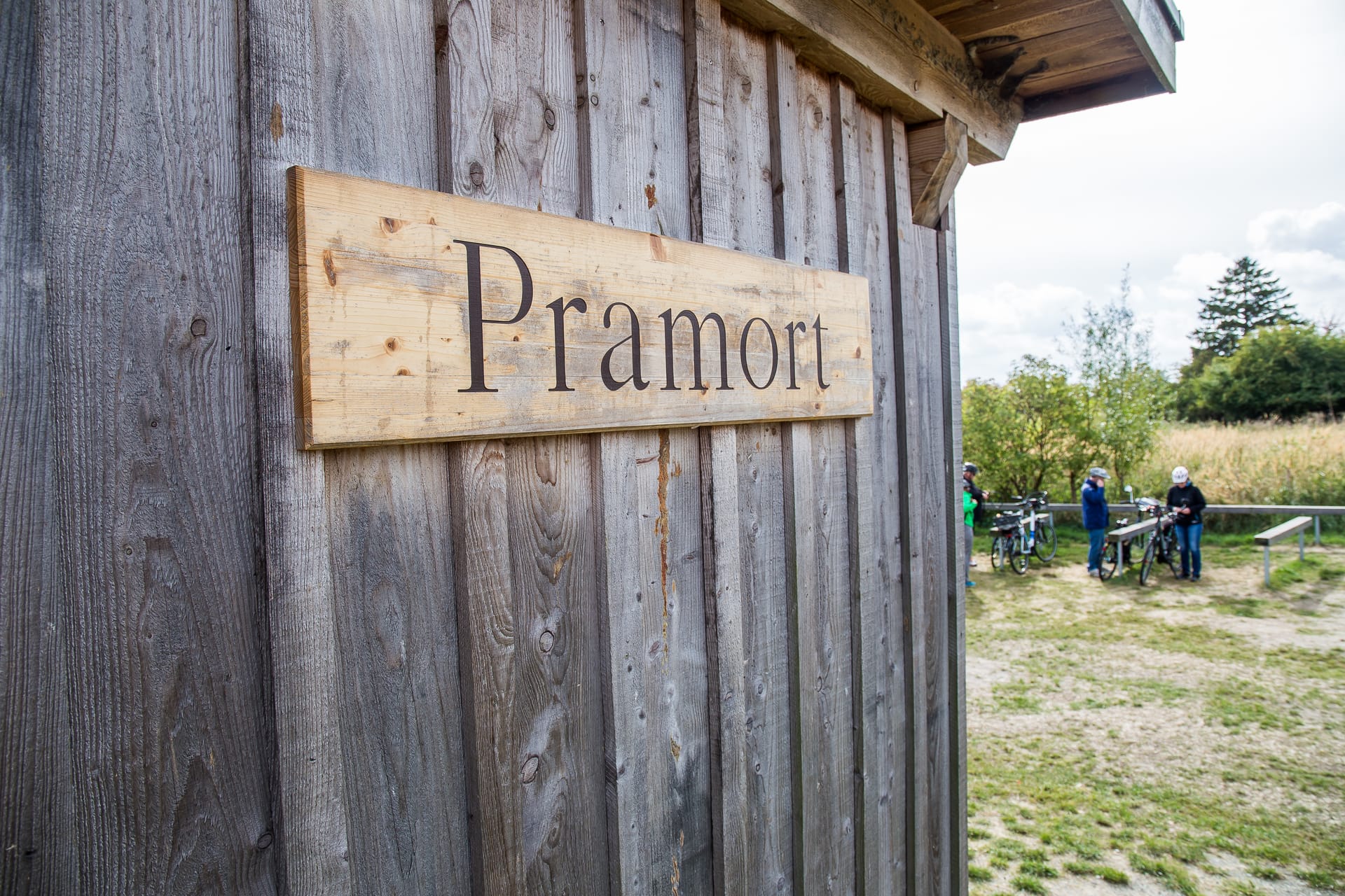 Beobachtungshütte Pramort am Darßer Bodden