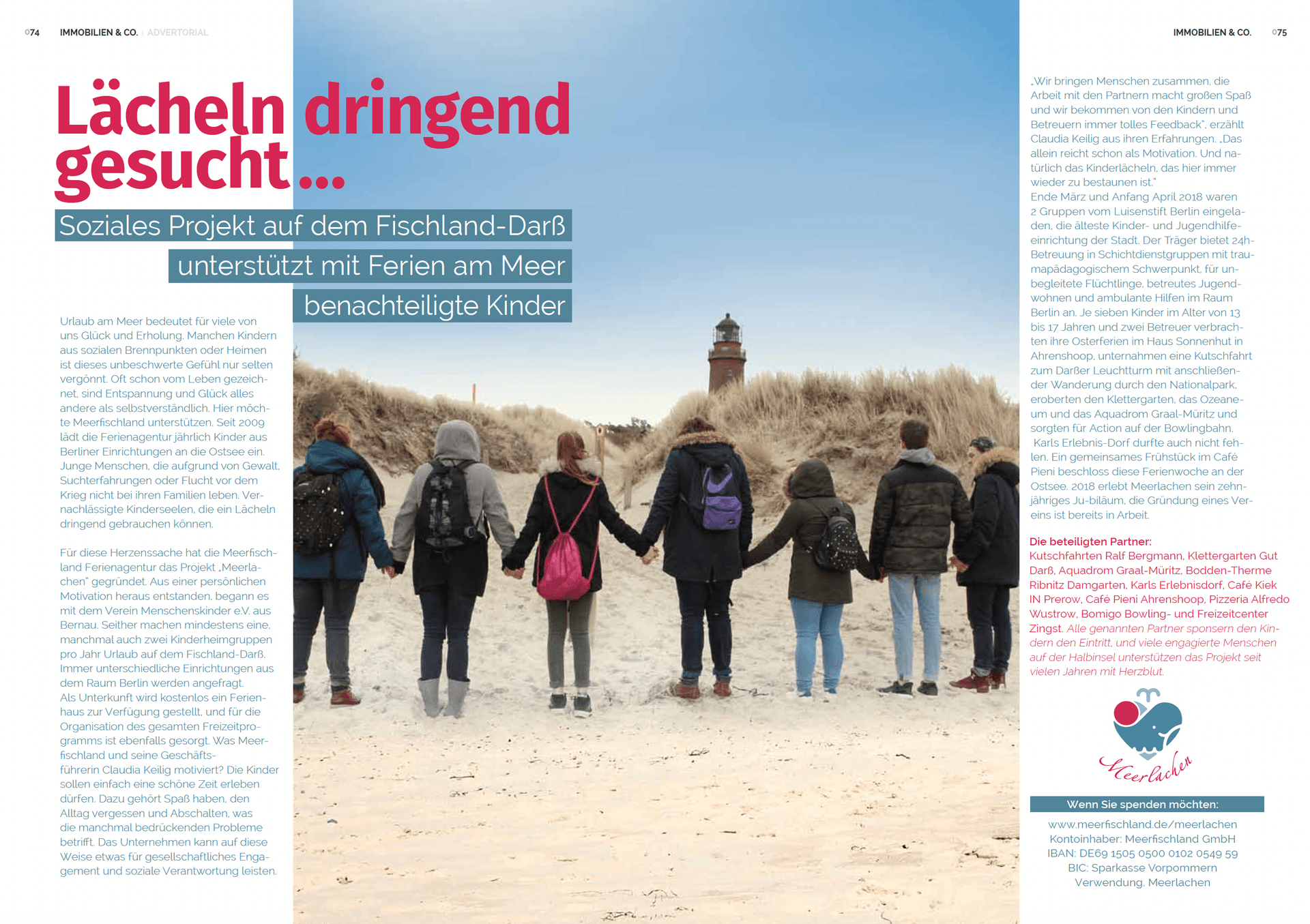 Meerraum Artikel über Meerlachen von Meerfischland