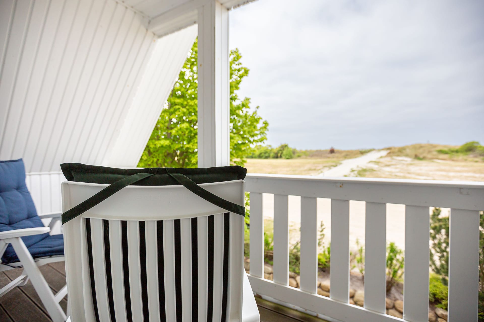 Terrasse mit Aussicht auf die Natur