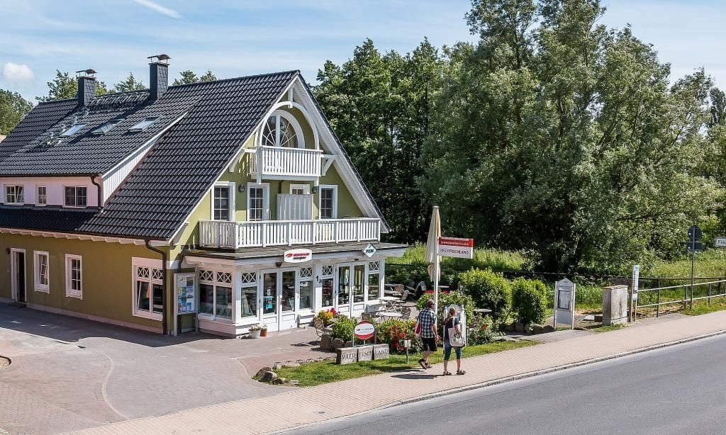 Außenansicht eines charmanten Ferienhauses