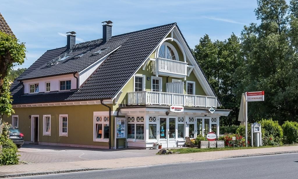 Außenansicht eines charmanten Ferienhauses