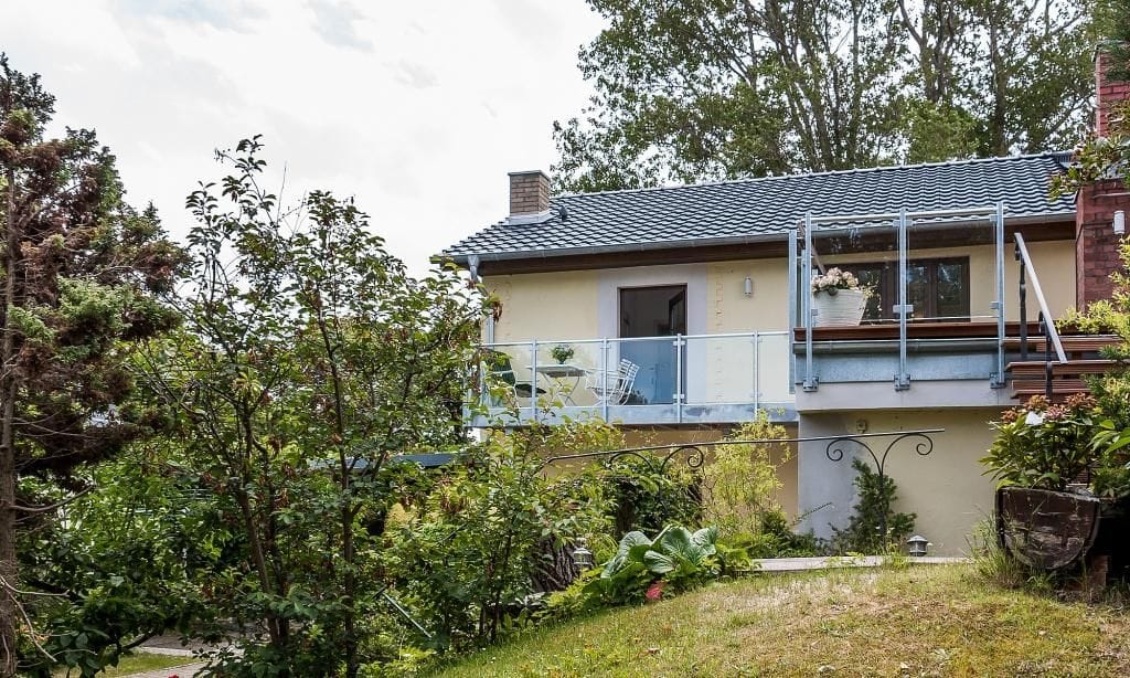 Terrasse mit Gartenblick