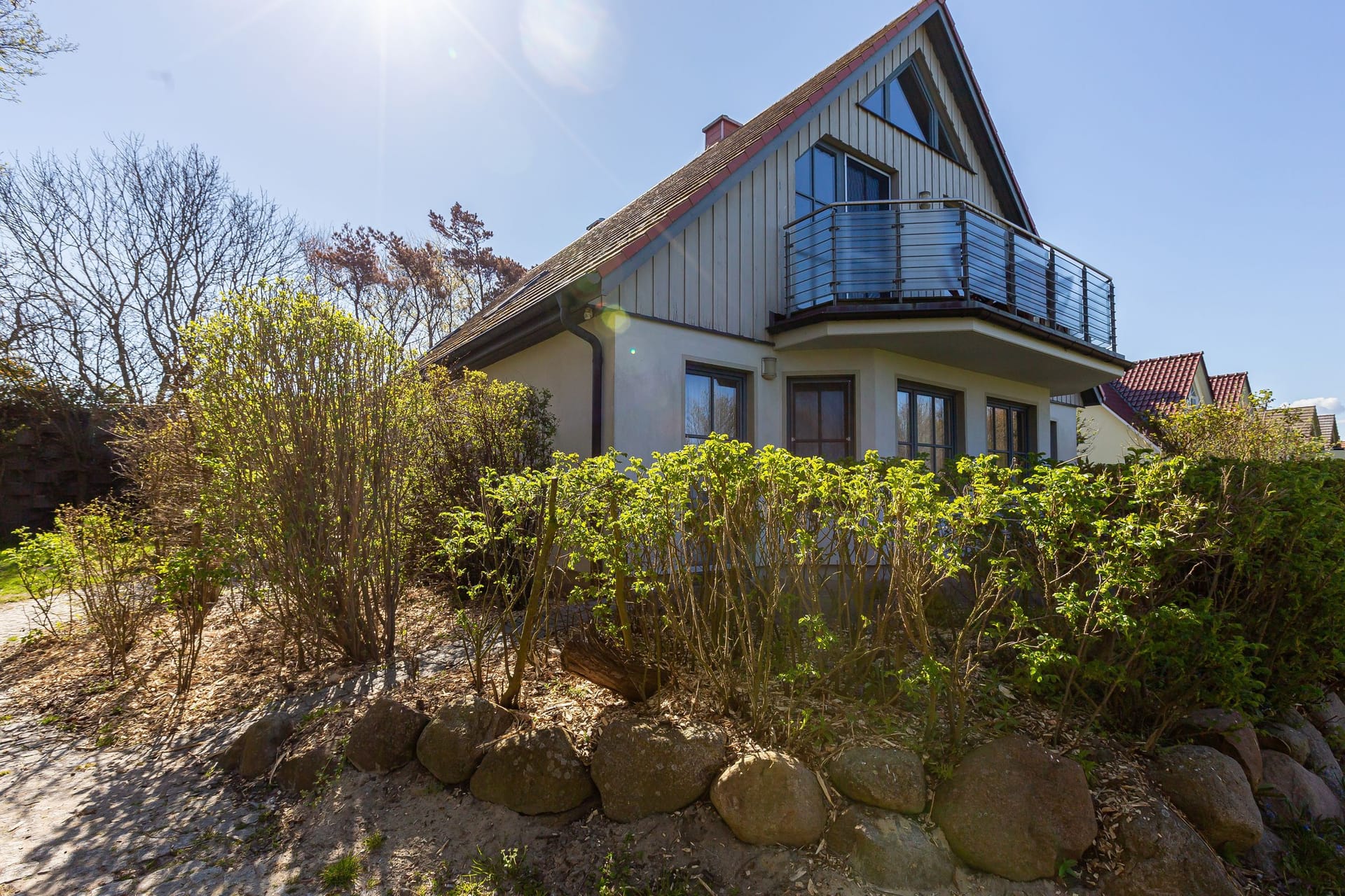 Hauptansicht eines charmanten Ferienhauses