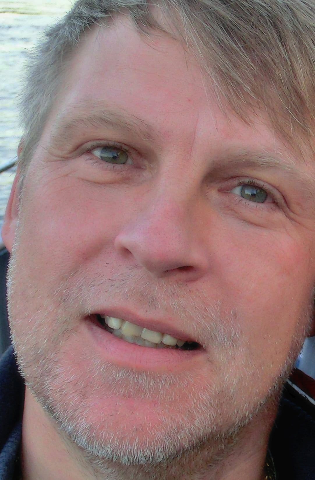Das Gesicht eines Mannes.