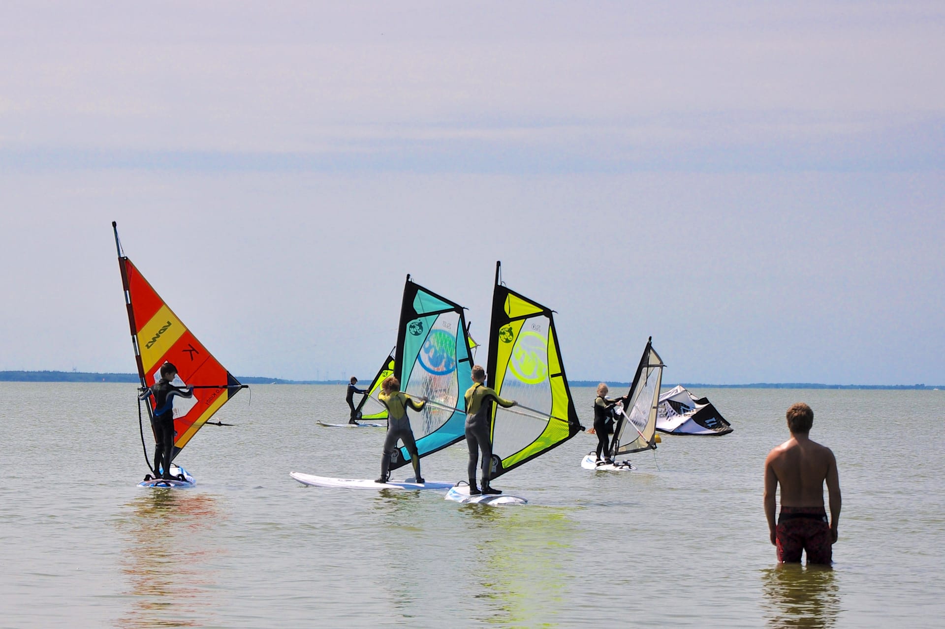 Windsurfkurs am Bodden in Born auf dem Darß