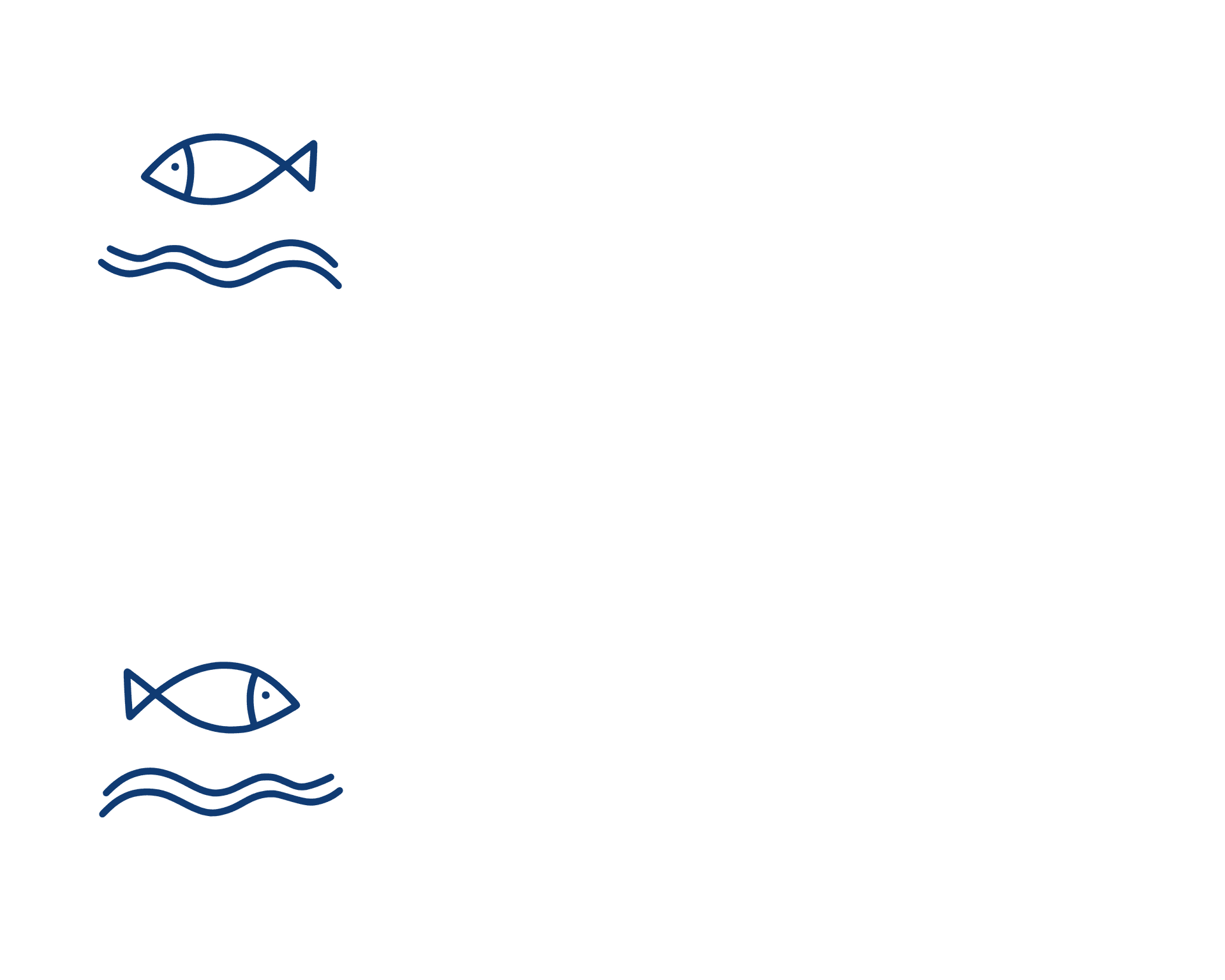 zwei Fische als Icon